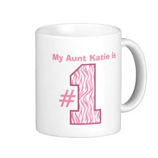 My AUNT is Number One Custom Name Mug Gift