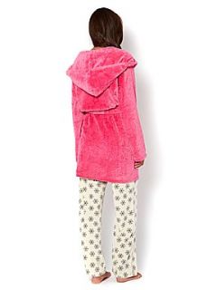 Therapy Star embossed robe Pink