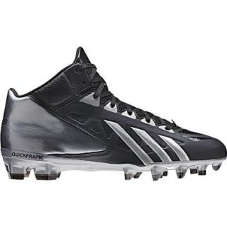 adidas Men's Filthy Quick Mid Football Cleats   Size 9, Black/white Shoes