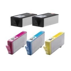 Hewlett Packard Hp 920xl Black /color Ink Cartridges (pack Of 5) (refurbished)