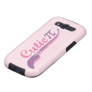Cutie Pi Retro Geek Girl Galaxy S3 case