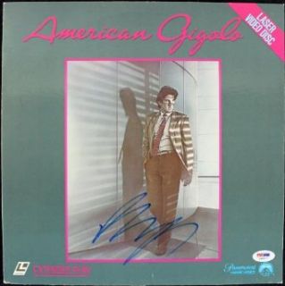 RICHARD GERE AMERICAN GIGOLO AUTHENTIC SIGNED LASERDISC COVER CERTIFICATE OF AUTHENTICITY PSA/DNA #J00677 Entertainment Collectibles