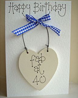 keepsake birthday card by little bird designs