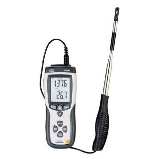 CEM CMM/CFM DT 8880 Hot Wire Anemometer Air Flow Velocity Meter with USB Interface   Multi Testers  