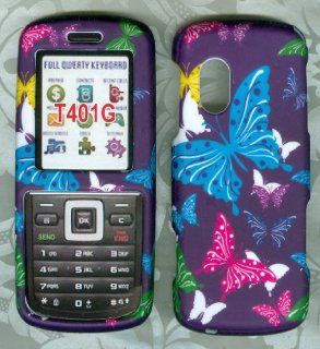 Purple Plaid Samsung T401G Straight Talk Phone Hard case Cell Phones & Accessories