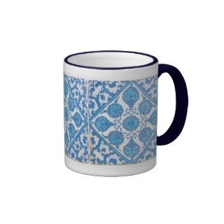 Delft Blue White Vintage Tile Coffee Mug