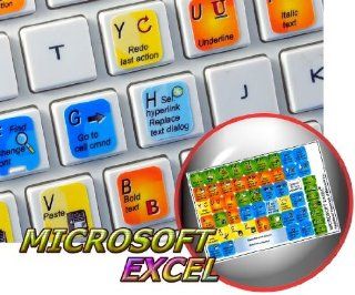 MICROSOFT EXCEL KEYBOARD STICKER Computers & Accessories