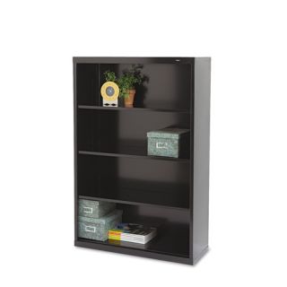 Tennsco Black 52 inch High Three shelf Metal Bookcase