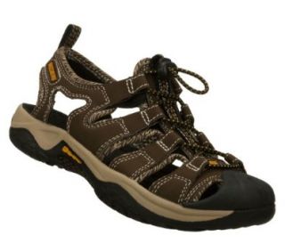 Skechers Journeyman Migrate Boys Sandals Chocolate/Taupe 12 Little Kid Shoes