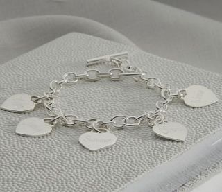 personalised sterling silver loved ones bracelet by hurley burley
