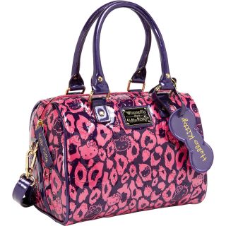 Loungefly Hello Kitty Black/Pink Leopard Embossed Mini City Bag