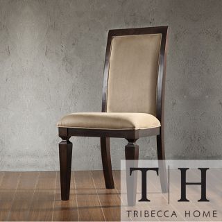 Tribecca Home Arendal Microfiber Chairs (set Of 2)