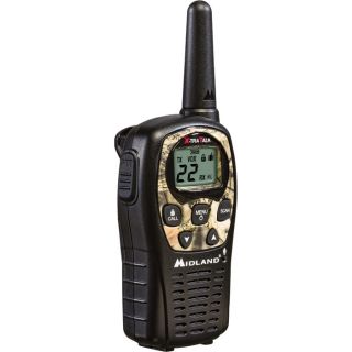 Midland Handheld GMRS Radio — Pair, 24-Mile Range, Mossy Oak Breakup Camo Pattern Model# LXT535VP3  Two Way Radios