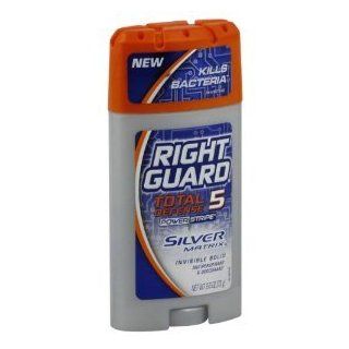 Right Guard Total Defense 5 Silver Matrix 2.6 oz. (Pack of 6) Health & Personal Care