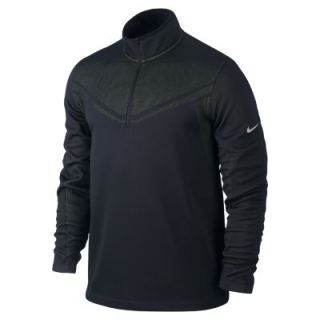 Nike Hypervis Half Zip Mens Golf Cover Up   Black