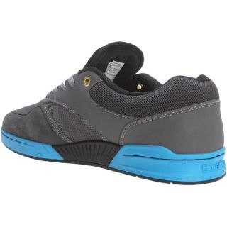 Emerica Heritic Skate Shoes Dark Grey/Blue