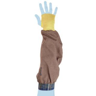 Ansell 59 406 FR Kevlar Blend with a DuPont Kevlar Cuff Welders Sleeves, Brown, 22" Length (Pack of 12 Each) Arm Safety Sleeves