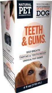 Natural Pet Pharmaceuticals by King Bio Teeth and Gums Control for Dog, 4 Ounce