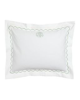 Standard Embroidered Percale Sham, Plain