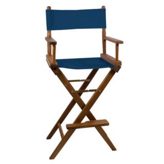 SeaTeak Captains Chair With Blue Seat Cover 96438