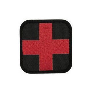 Red Cross Medic Patch  Red on Black Health & Personal Care