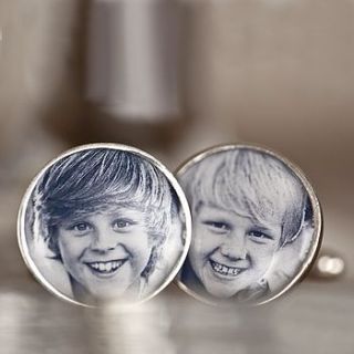 personalised photo cufflinks by between you & i