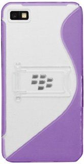 Katinkas 2108054588 Soft Cover with Stand for Blackberry Z10   1 Pack   Retail Packaging   Purple Cell Phones & Accessories