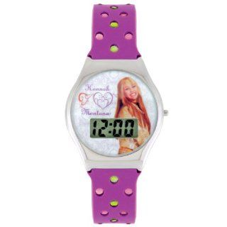 Hannah Montana Kids' HHM408 Purple Studded Jewel Strap Digital Watch Watches