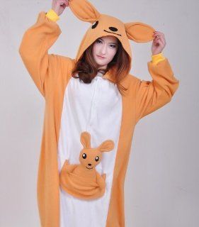 New Winter Kangaroo Sleepwear Cute Onesies Animal Piece Pajamas Hooded Sleepwear For Men And Women (S) Health & Personal Care