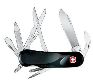 Wenger 16975 Swiss Army Evolution 16 Pocket Knife, Black    