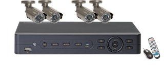 Q See QT454 403 5 4 Channel Full D1 Real Time DVR System, Mac OS 10.6 Compatible with 4 CCD 420 TV Line Cameras  Complete Surveillance Systems  Camera & Photo