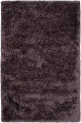 Hand woven Artesia Purple Super Soft Shag Rug (5 X 8)
