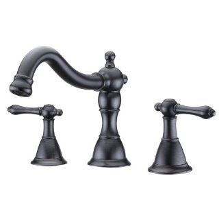 Luxier CL404 TO Traditional Collection Two Handle Widespread Roman Bath Tub Faucet Filler Oil Rubbed Bronze cUPC NSF   Bathtub Faucets  