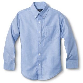 French Toast Boys School Uniform Long Sleeve Oxford Shirt   Lite Blue 7