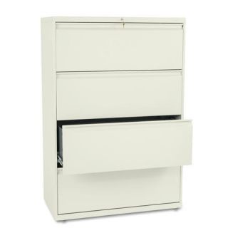 Hon 800 Series Putty colored 36 inch Wide Four drawer Lateral File Cabinet