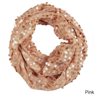 La77 Sequin Embellished Infinity Scarf