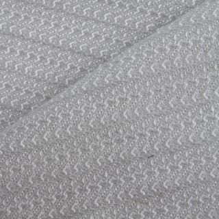 Westport Linens Inc Cotton / Linen Textured Blanket Grey Size Full  Queen