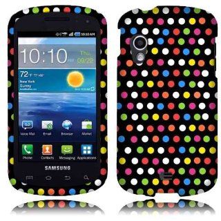 Rainbow Dot Hard Faceplate Cover Phone Case for Samsung Stratosphere i405 SCH i405 Cell Phones & Accessories