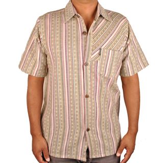 Eco Sage Buttoned Shirt (Nepal) Men's Clothing
