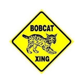 BOBCAT CROSSING wild cat mascot pet NEW sign   Yard Signs