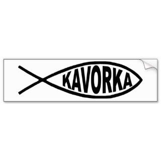 Kavorka fish bumper bumper stickers