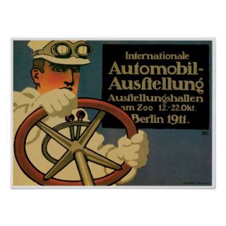 International Automobile Exhibition Poster