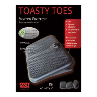 Cozy Products Toasty Toes Heated Footrest, Model# TT  Electric Space Heaters