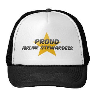 Proud Airline Stewardess Mesh Hats