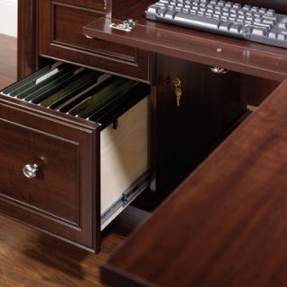 Sauder Palladia Office Desk with Locking Drawer