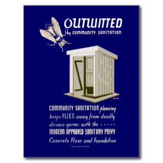 Outwitted by Community Sanitation Post Cards
