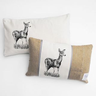 doe cushion by whinberry & antler