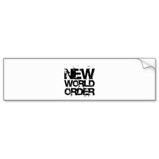 New World Order Bumper Sticker
