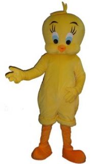 ProCostume Little Yellow Chicken Adult Size Cartoon Mascot Costume Suit Clothing