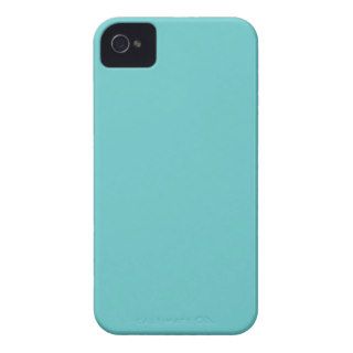 Aqua Blue Solid Background Color 66CCCC iPhone 4 Cover